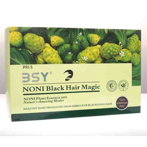 Achieve Thicker, Fuller Hair with Bsy Noni Black Hair Magic Shampoo